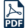 PDF Symbol blau