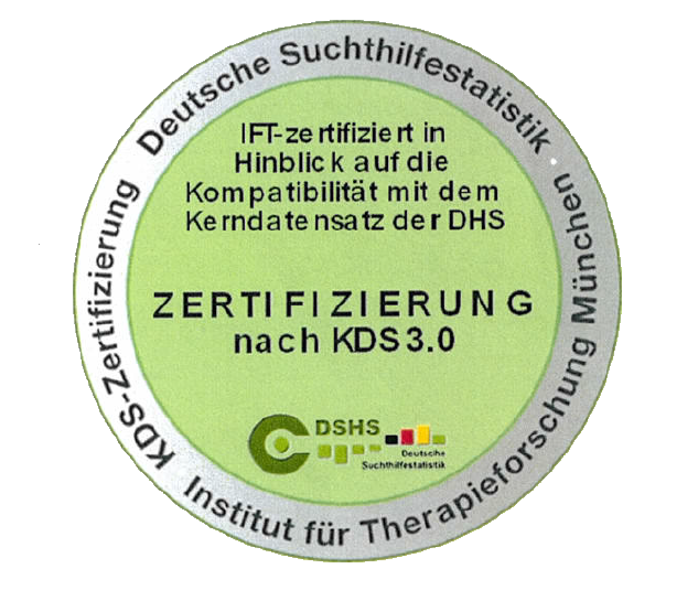 Zertifizierung nach KDS 3.0 Deutsche Suchthilfestatistik Zertifizierung nach KDS 3.0 Deutsche Suchthilfestatistik
