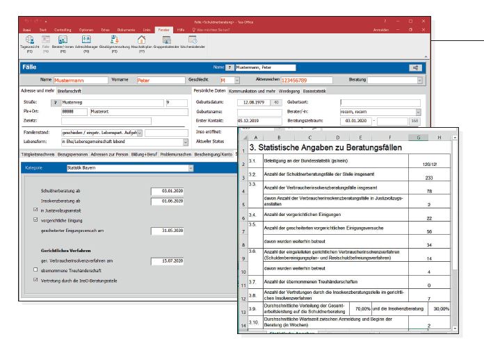 Screenshot zu Tau-Cloud Jas, JSA von dr elektronischen Akte der fachlösung