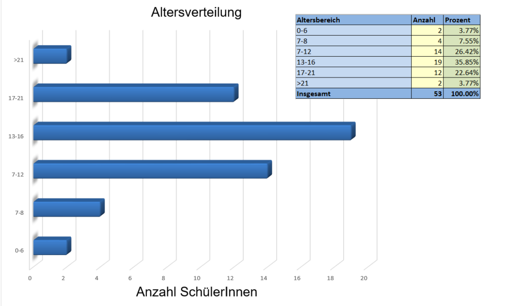 Software mit integriertem Statistiktool zur dokumentation der jugendarbeit